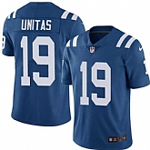 Nike Indianapolis Colts #19 Johnny Unitas Royal Blue Team Color NFL Vapor Untouchable Limited Jersey,baseball caps,new era cap wholesale,wholesale hats